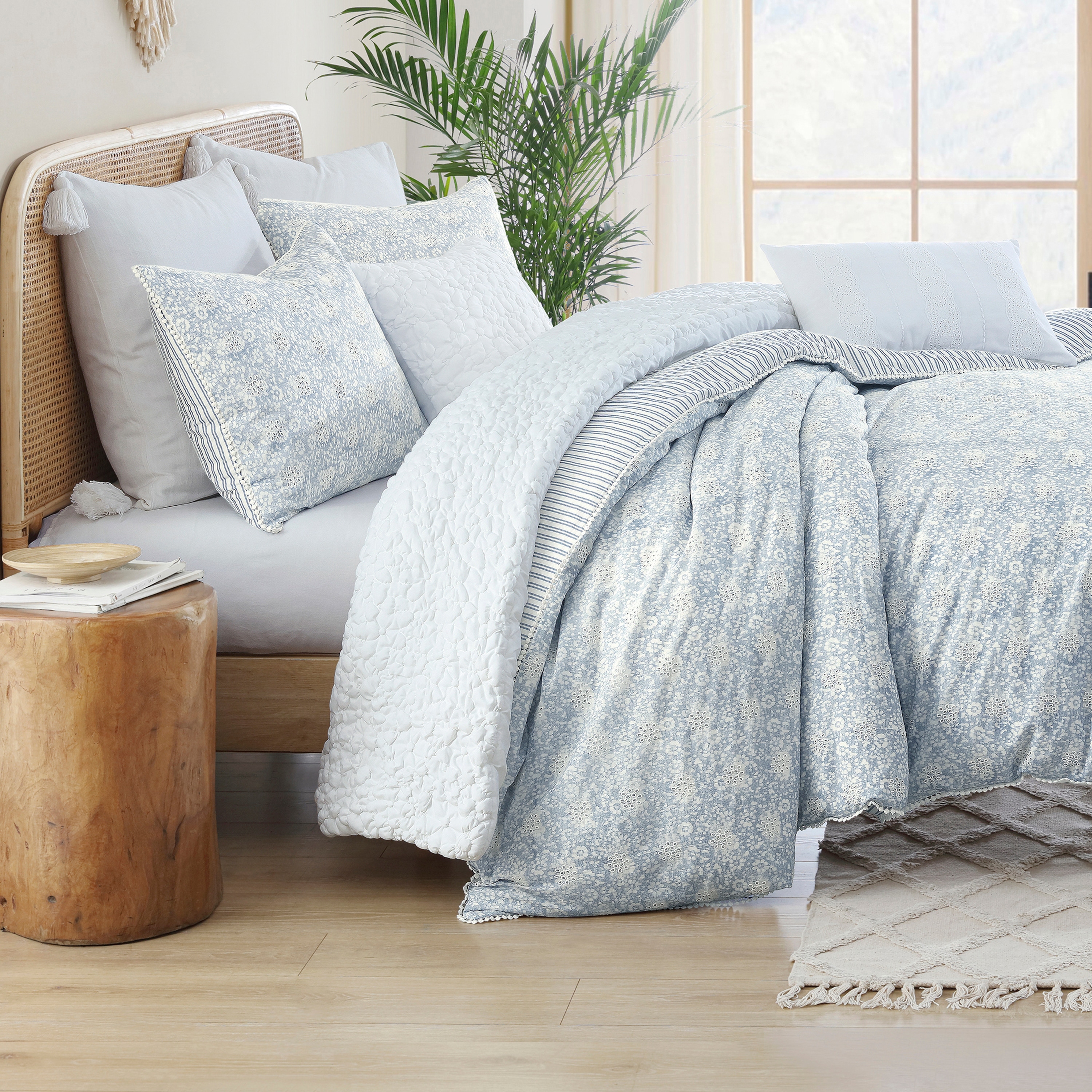 Peri Home Ikat Eyelet Comforter Set