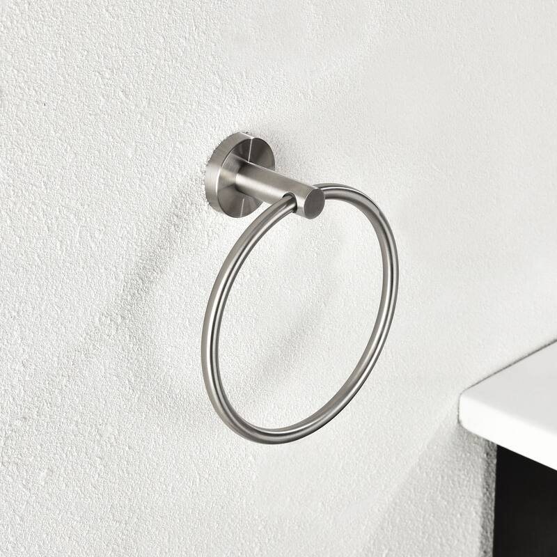 5 Piece Bathroom Towel Rack Set Wall Mount