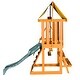 preview thumbnail 6 of 21, Versatile Playset with Slide Swings and Climbing Wall