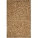 preview thumbnail 39 of 61, SAFAVIEH Handmade Soho Aloisa Roses N.Z. Wool Rug 3'6" x 5'6" - Brown/Ivory - Rectangle
