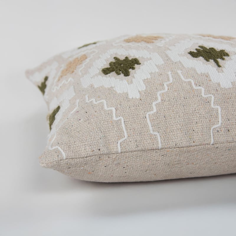 Rizzy Home Textured Ikat Diamond Throw Pillow