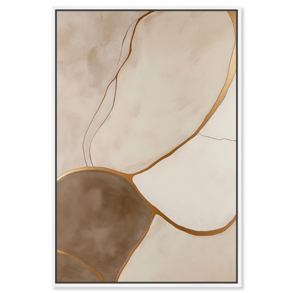 Taupe Terrain I Canvas by Art Remedy