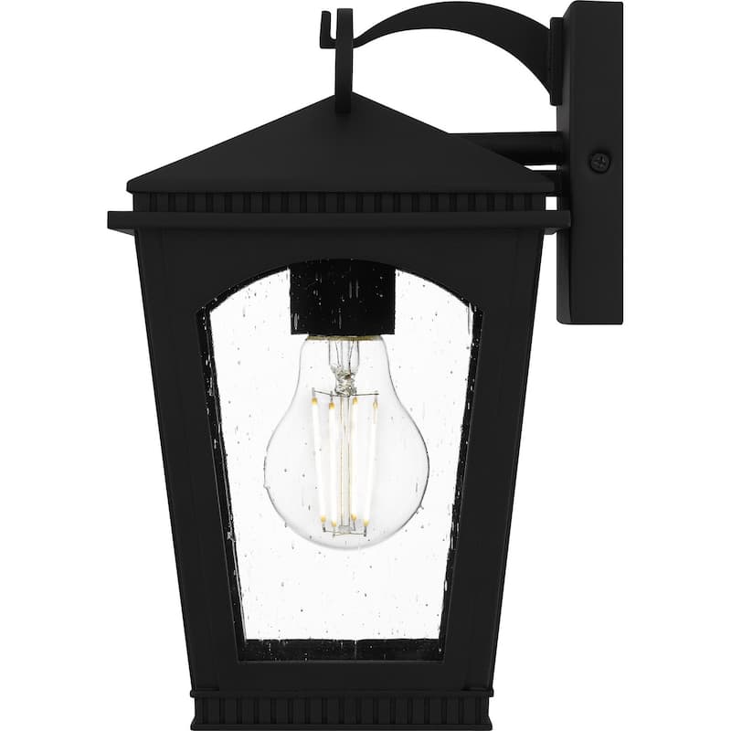 Earth Black Outdoor Wall Lantern from the Huck Collection