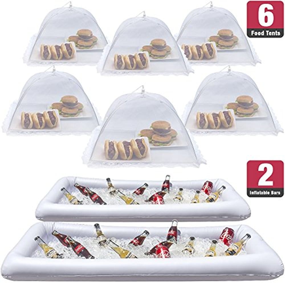 2 Inflatable Serving Bar 6 Food Umbrellas On Sale Bed Bath