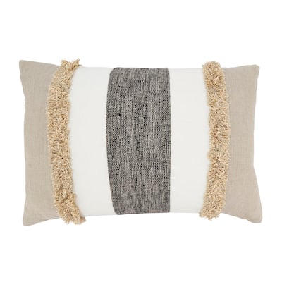 Bands of Comfort Throw Pillow