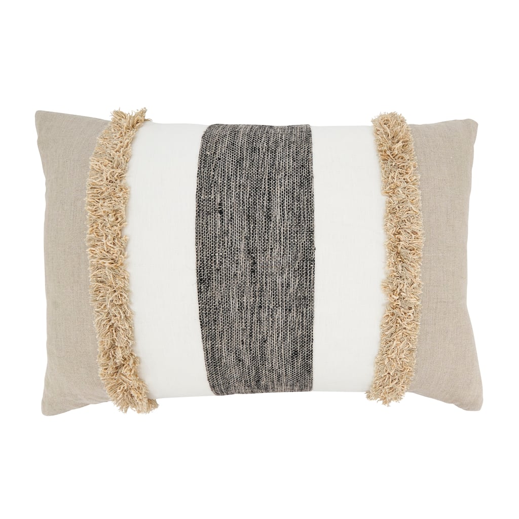 Bands of Comfort Throw Pillow