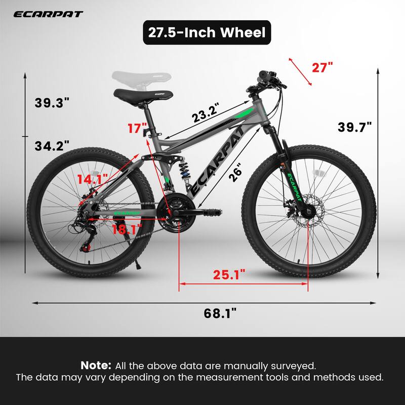 27.5 Inch Full Suspension Mountain Bike
