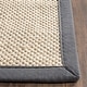 preview thumbnail 67 of 113, SAFAVIEH Natural Fiber Pacific Casual Border Sisal Rug
