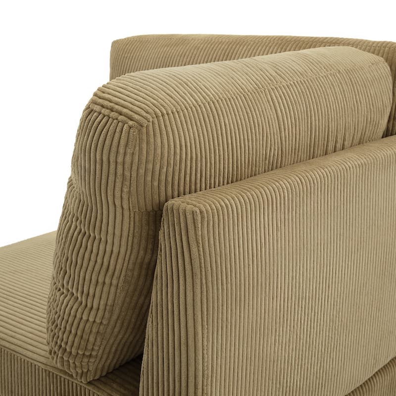 80.3" W Upholstered 3-Piece Sectional Modular Sofa