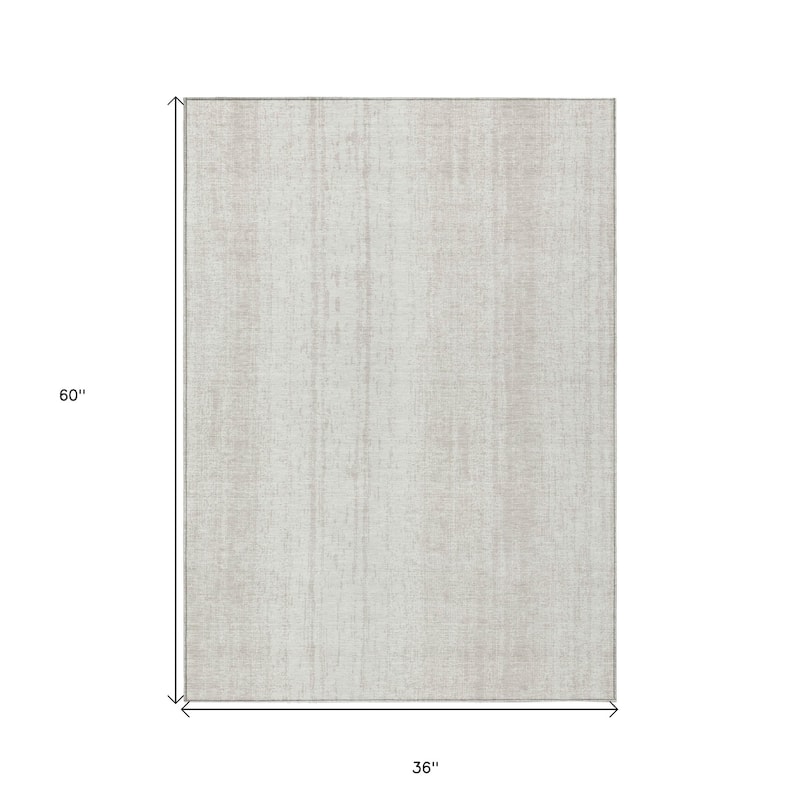 HomeRoots Striped Transitional Rectangle Outdoor Rug