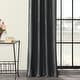 preview thumbnail 54 of 70, Exclusive Fabrics Grommet Blackout Faux Silk Taffeta 108-inch Curtain (1 Panel)