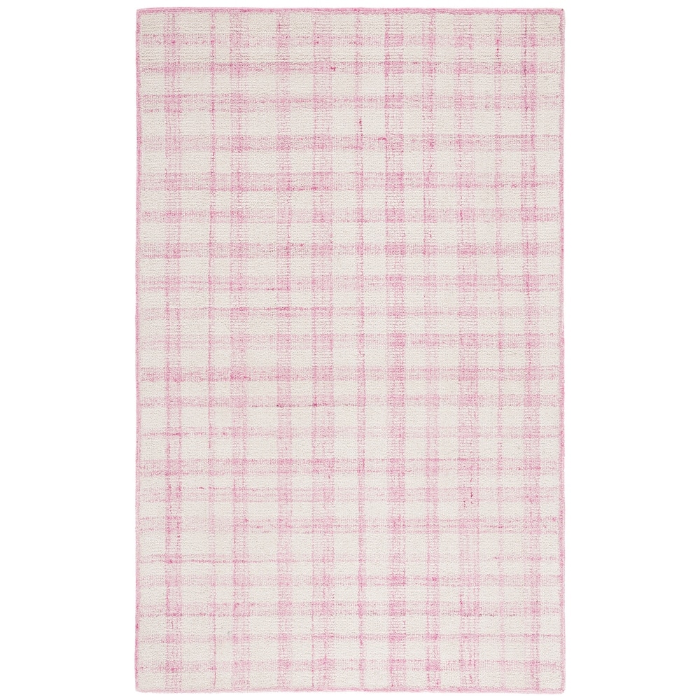 SAFAVIEH Handmade Abstract Imka Checkered Wool Rug