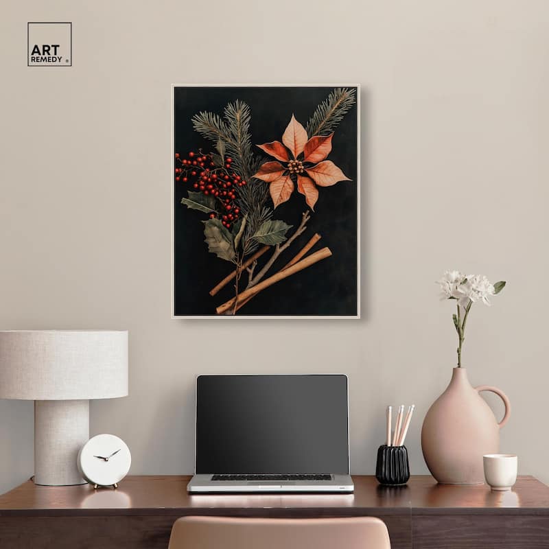 Hearth Flora Canvas by Art Remedy