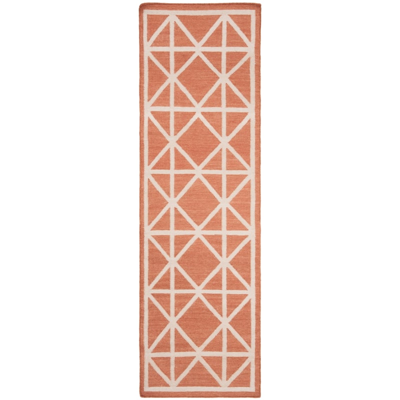 SAFAVIEH Handmade Flatweave Dhurries Vistina Modern Moroccan Wool Rug