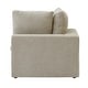 preview thumbnail 26 of 66, Large Down Filled Corner Sectional Sofa Couch with Ottoman for Living Room Set Linen Cloud Sectional Couches