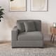Option Light Grey Arm Chair
