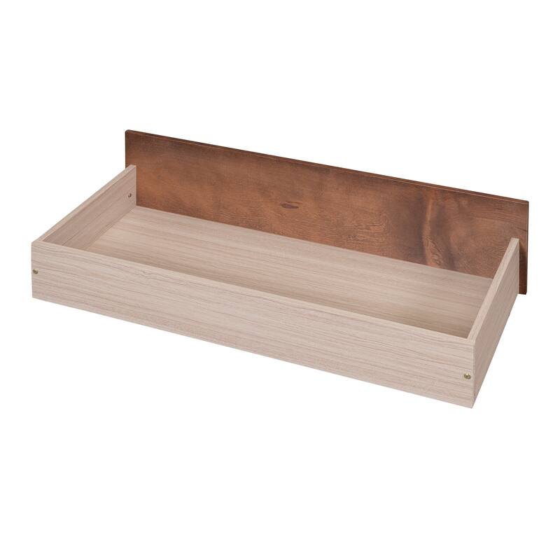 House Platform Bed Daybed with 2 Drawers and Roof for Kids Teens