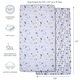 preview thumbnail 2 of 7, Bedtime Originals Celestial Moon/Stars 2-Pack Fitted Crib/Toddler Sheet Set - Crib