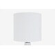 preview thumbnail 27 of 106, 16-in. Glass Lamp w/ Brushed Nickel Accents and Drum Shade