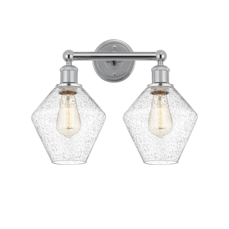 Innovations Lighting Cindyrella - 2 Light 17" Bath Vanity Light - Polished Chrome/Seedy