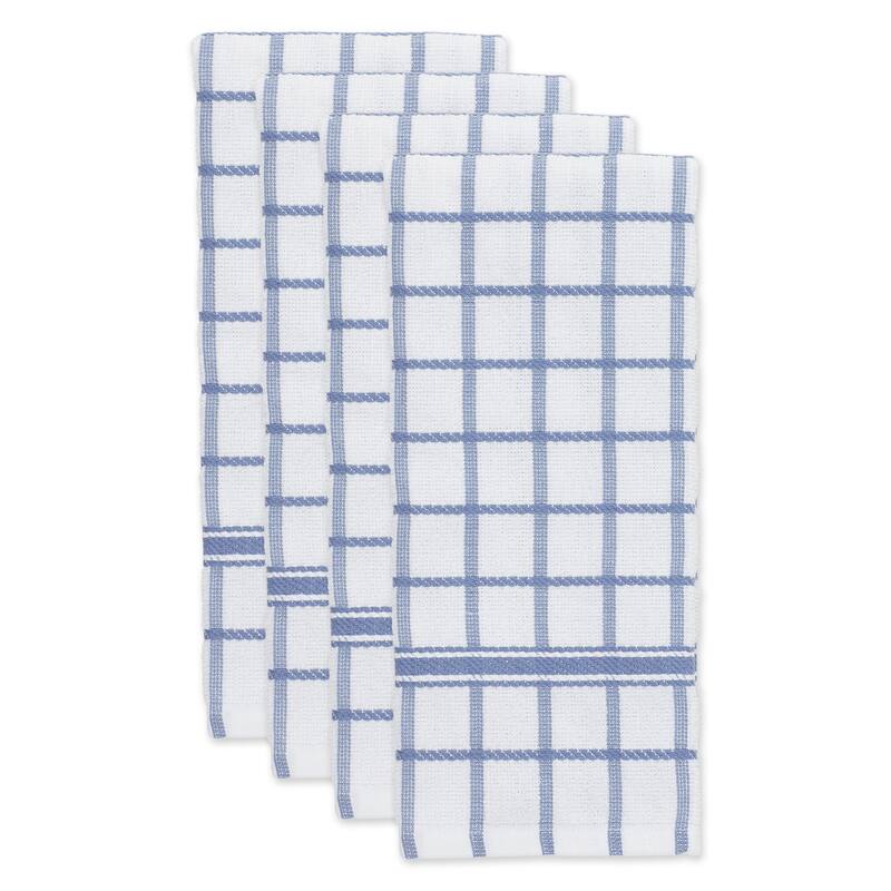 DII Artichoke Windowpane Terry Dishtowel (Set of 4)