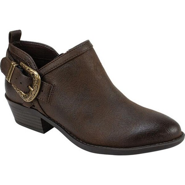 white mountain davenport western ankle booties