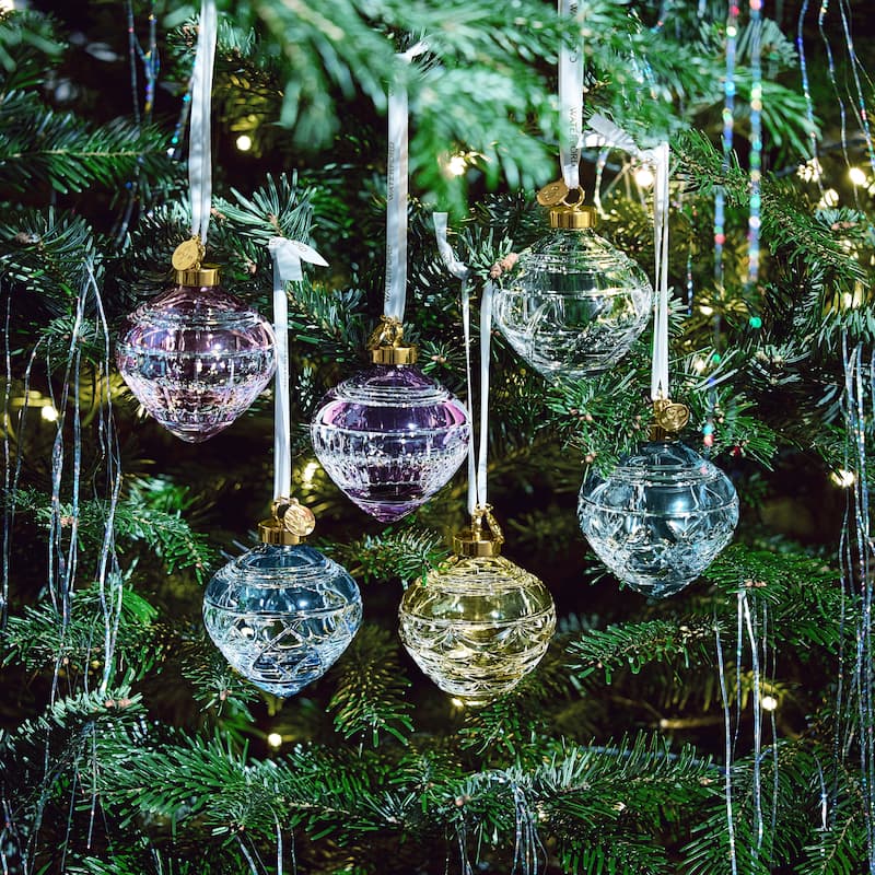 Waterford Winter Wonders Bauble, Colour, Set of 6