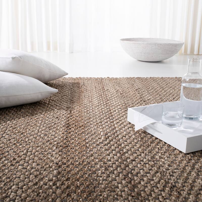 Lauren Ralph Lauren Handmade Callum Weave Transitional Solid Jute Rug - 4' x 6' - Wild Indigo
