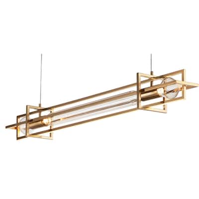 Studio M SM24849 Zeppelin 6" Wide LED Linear Chandelier by Nina Magon
