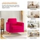 preview thumbnail 18 of 43, Ganymedes Modern Velvet Accent Arm Chair with Golden Legs by HULALA HOME