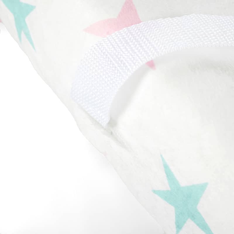 Lush Decor Baby Rainbow Allover Stars Soft & Plush Changing Pad Cover - 32" x 16" x 5"