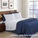 preview thumbnail 4 of 27, Home Essential Lightweight Bed In A Bag Bedding Set (Includes Comforter, Sham, Bedskirt, Fitted Sheet, Flat Sheet, Pillowcase)