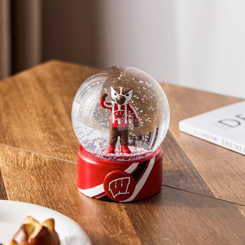 University of Wisconsin 5 in. Glass Tabletop Snow Globe