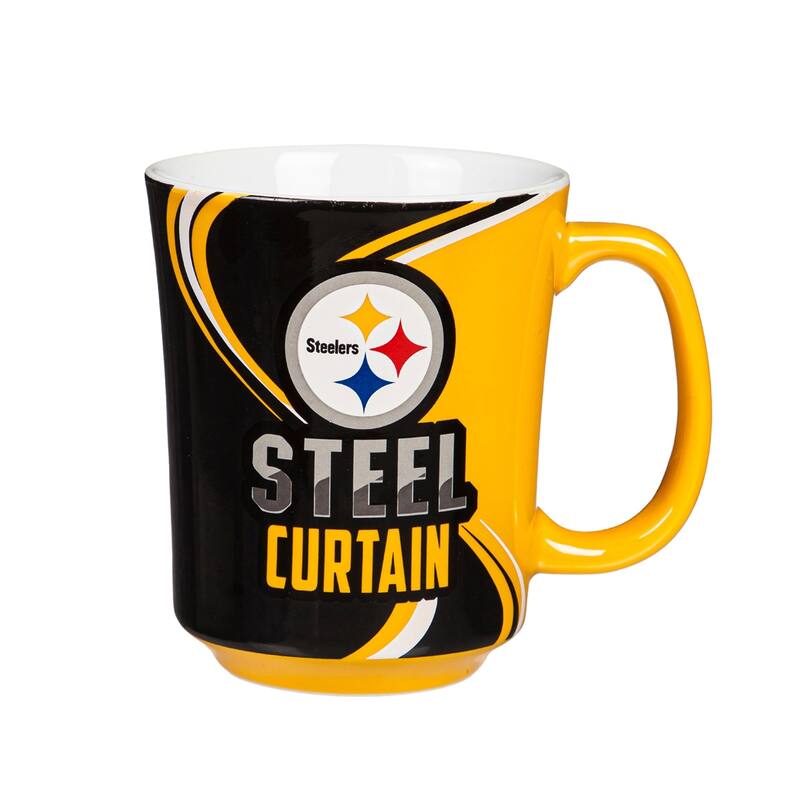 Pittsburgh Steelers, 14 oz Ceramic Coffee Mug w/ Gift Box