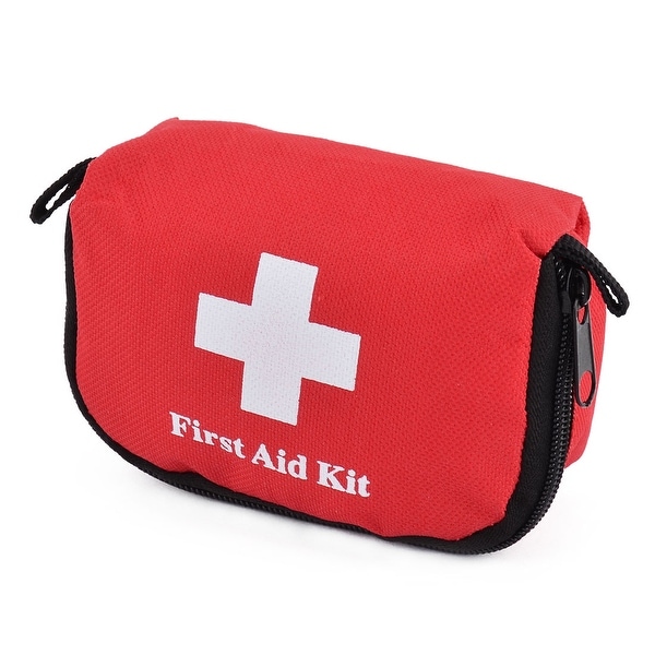 Outdoor Sports Oxford Cloth Emergency First Responder Aid Rescue Storage Bag Red