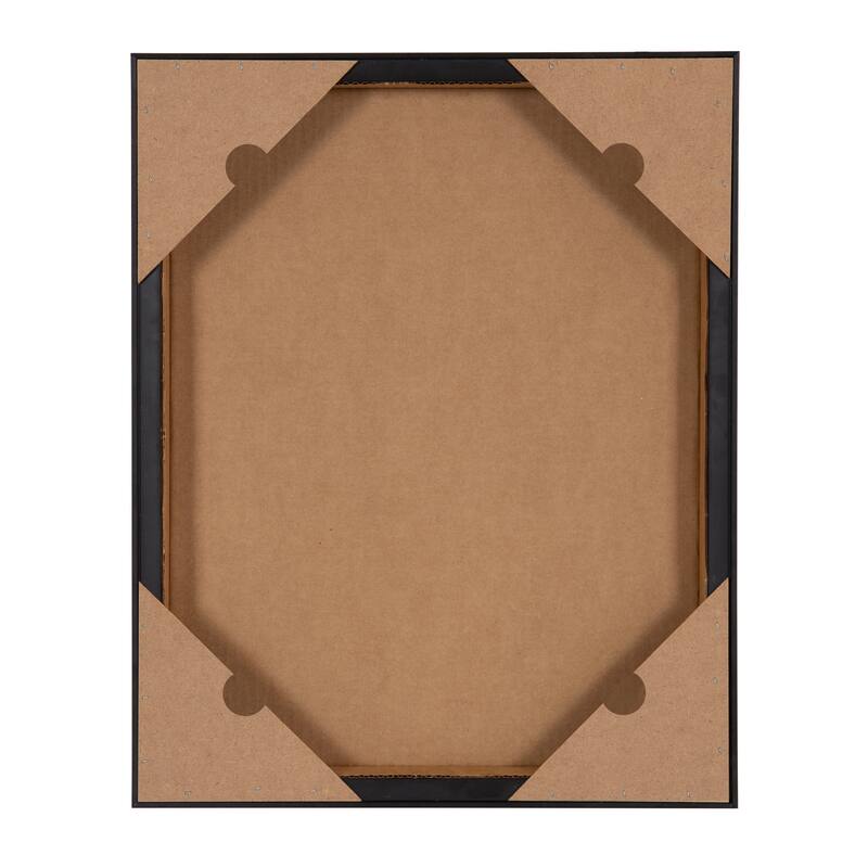 Kate and Laurel Sylvie Line Neutral Framed Canvas by Nikita Jariwala