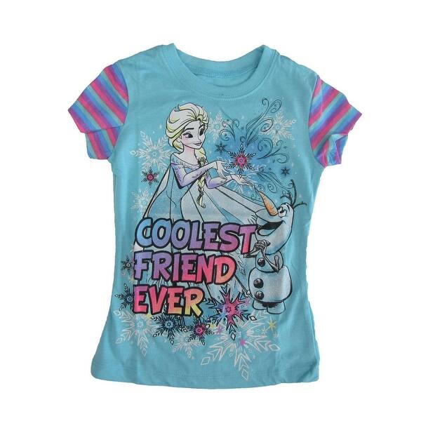 Shop Disney Little Girls Blue Olaf Elsa Coolest Friend Ever
