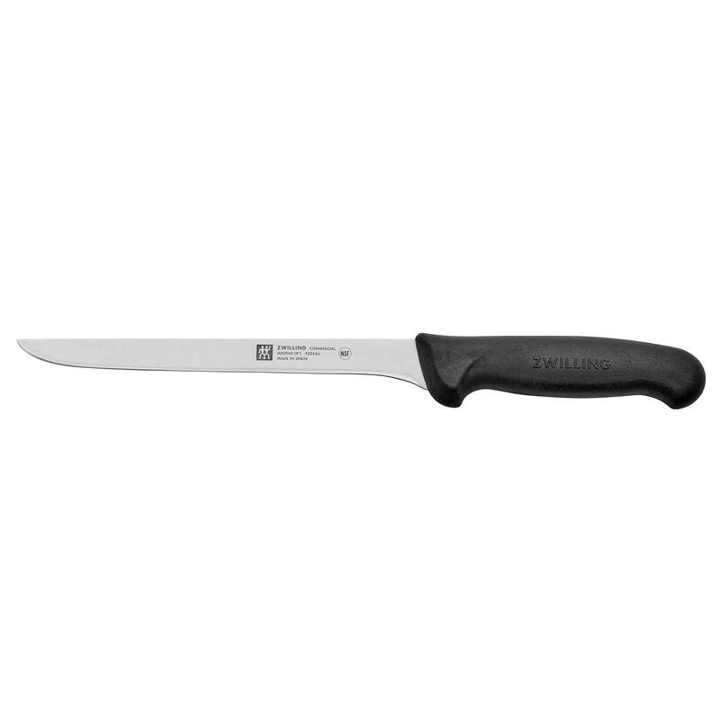 ZWILLING Commercial 8-inch Flexible Filleting Knife - Black - Black - 8-inch