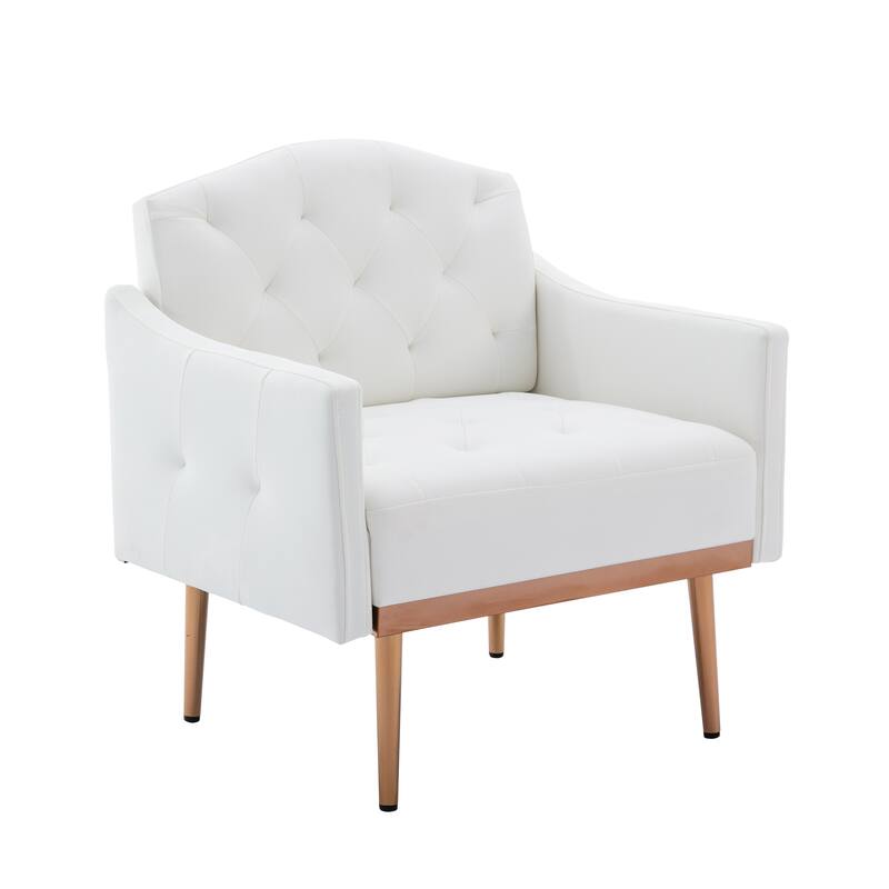 Tufted Decorative Fabric Armchair
