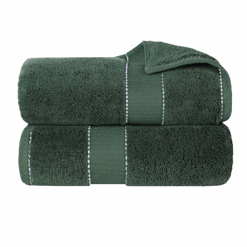 Superior Niles Cotton Ultra-Plush Absorbent Bath Sheets, Set of 2