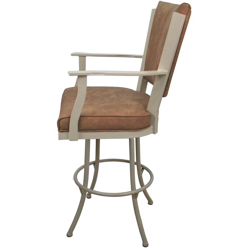 Swivel Extra Tall 34" (35") Metal Bar Stool Montana on Noam Base - 34" Seat