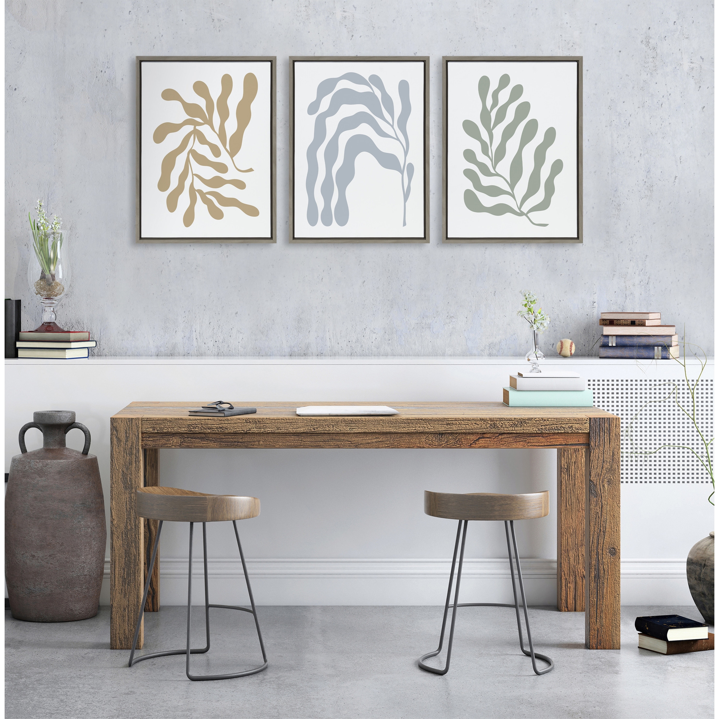 Kate and Laurel Sylvie Matisse Inspire Canvas by Creative Bunch Studio