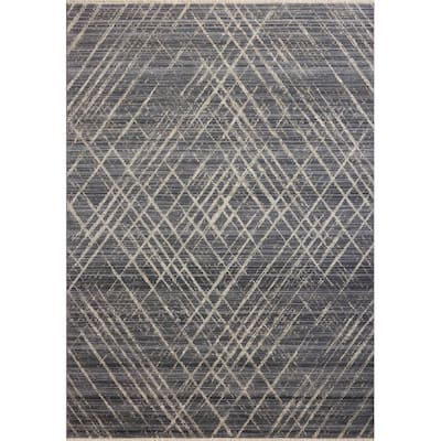 Alexander Home Bradley Modern Micro Fringe Area Rug