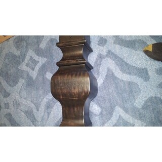 Eleanor Two-tone Round Solid Wood Top Dining Table by iNSPIRE Q Classic