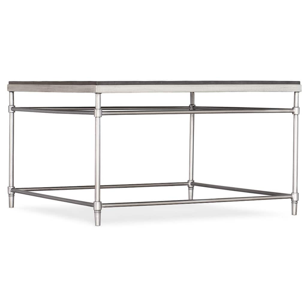 Hooker Furniture St Armand 30" Square Contemporary Industrial Cocktail