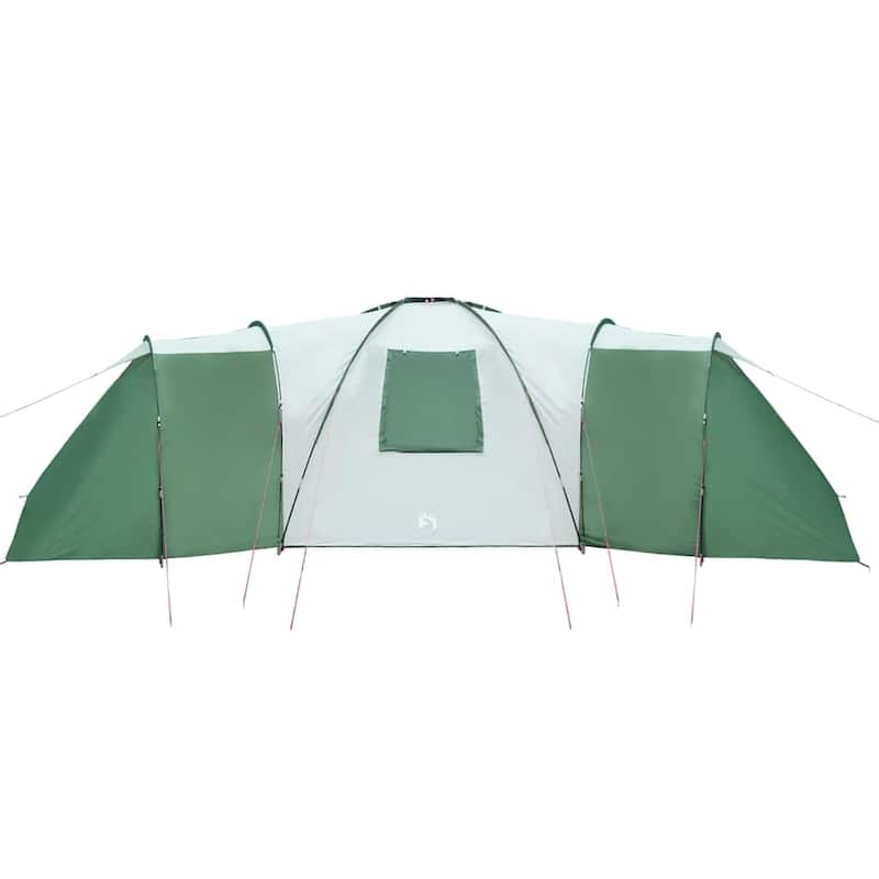 vidaXL Family Tent Dome 12-Person Green Waterproof - 330.7" x 283.5" x 78.7"