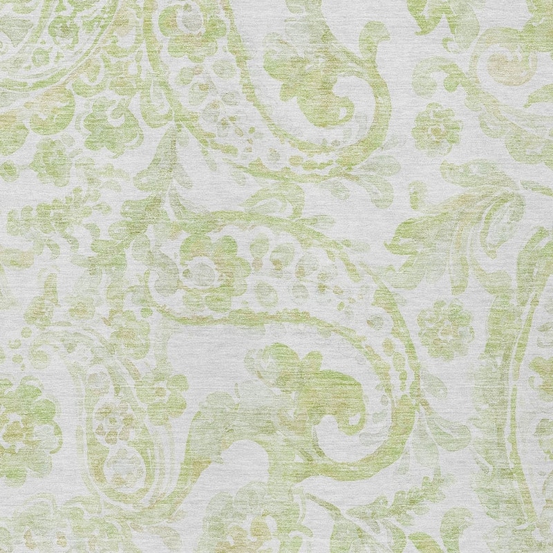 HomeRoots Paisley Transitional Rectangle Outdoor Rug