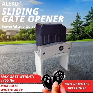 Shop Aleko Electric Sliding Gate Opener For Gates Up To 40ft Long