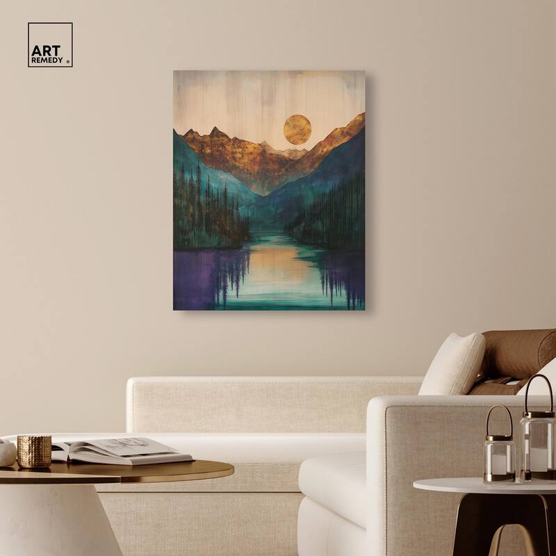 Secrets of the Lake Canvas by Art Remedy, Gallery Wrapped