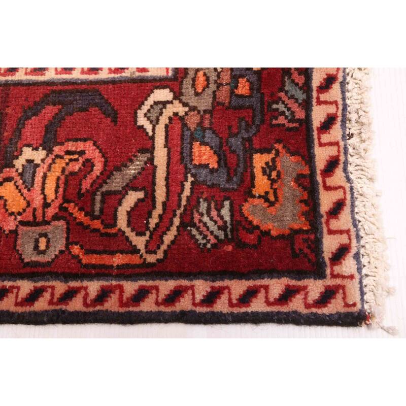 ECARPETGALLERY Hand-knotted Kayseri Vintage Red Wool Rug - 6'9 x 10'1